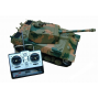 Радиоуправляемый танк Пантера с дымом, железными гусеницами, свет, звук (52 см)